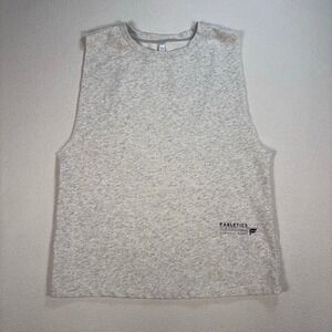 Fabletics‎ French Terry Tank Top Women's S Heathered Gray Athletic Club Workout